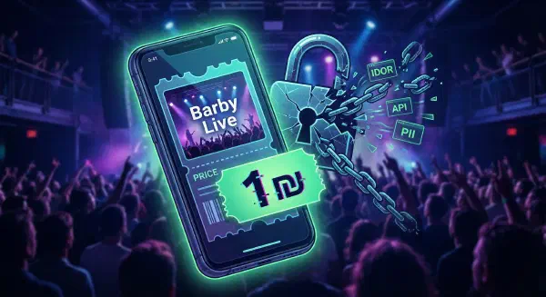 The 1-Shekel Ticket: Broken Access Control, Mass PII Exposure, and Price Manipulation in a Concert Ticketing Platform
